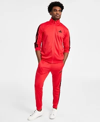 adidas Men's 3 Stripes Tricot Regular Track Top