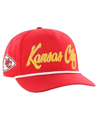 '47 Brand Men's Red Kansas City Chiefs Overhand Hitch Adjustable Hat