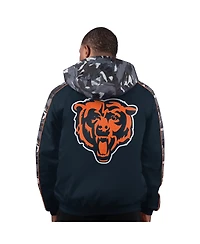 Starter Men's Navy Chicago Bears Thursday Night Gridiron Full-Zip Jacket