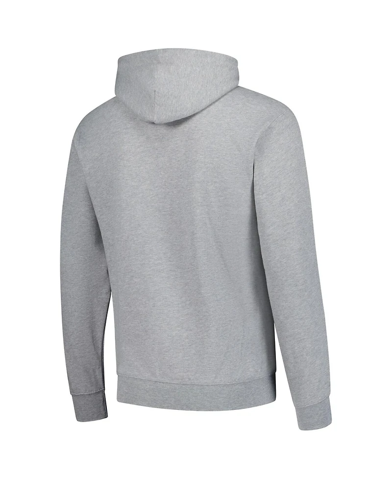 Starter Men's Heather Gray Green Bay Packers Vintage Pullover Hoodie