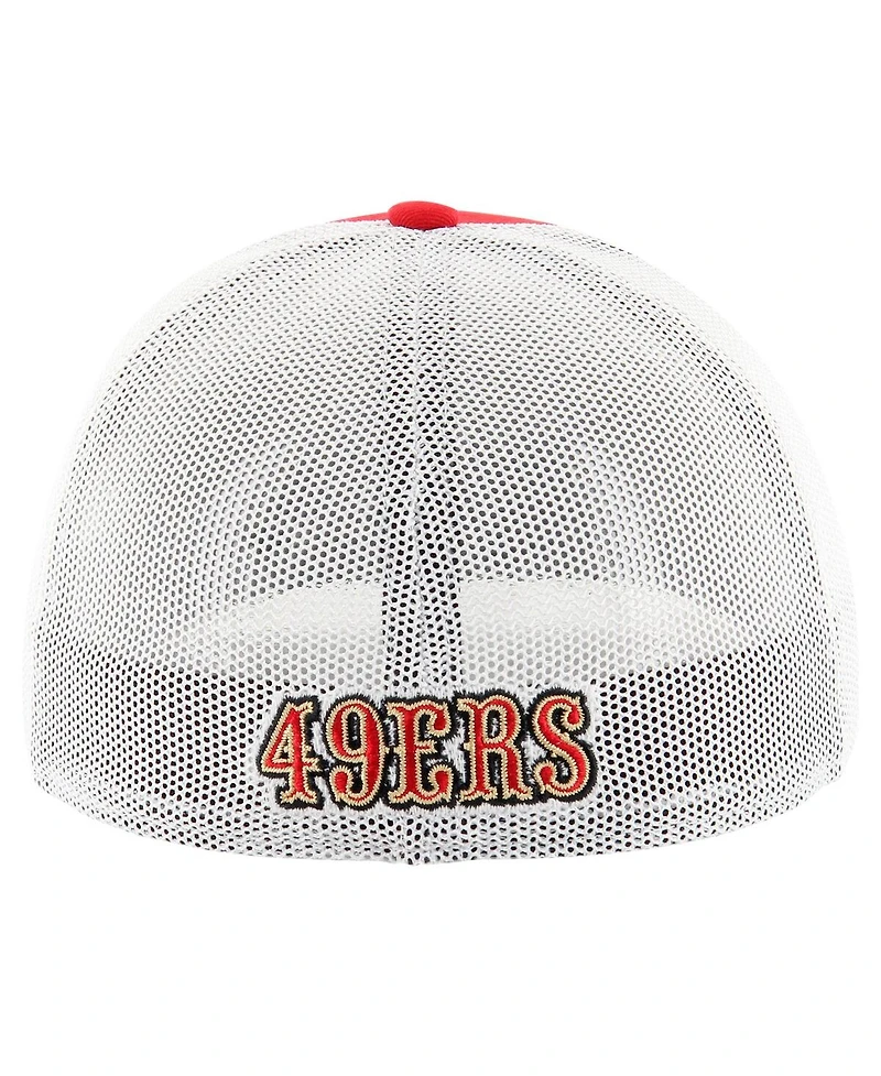 '47 Brand Men's Scarlet/White San Francisco 49ers Thrash Trophy Flex Hat