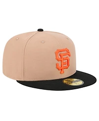 New Era Men's Khaki San Francisco Giants 59FIFTY Fitted Hat
