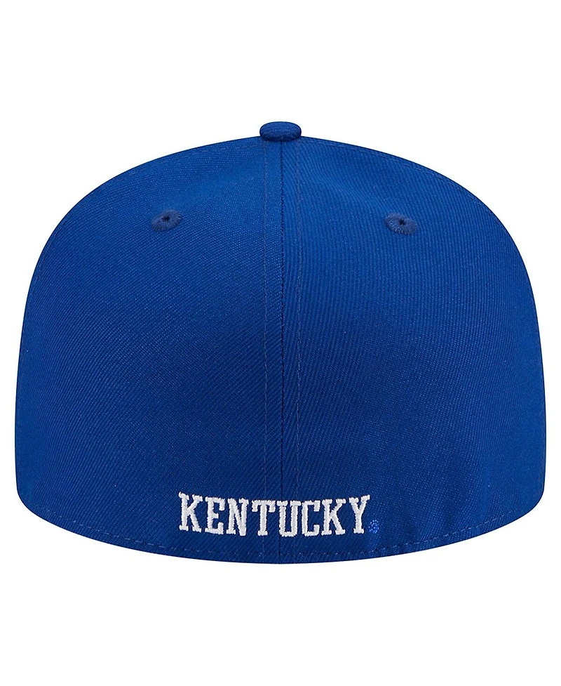 New Era Men's Royal Kentucky Wildcats 59FIFTY Fitted Hat