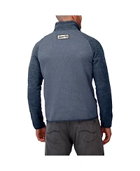 Fanatics Men's Navy Dallas Cowboys Tonal Quarter-Zip Jacket