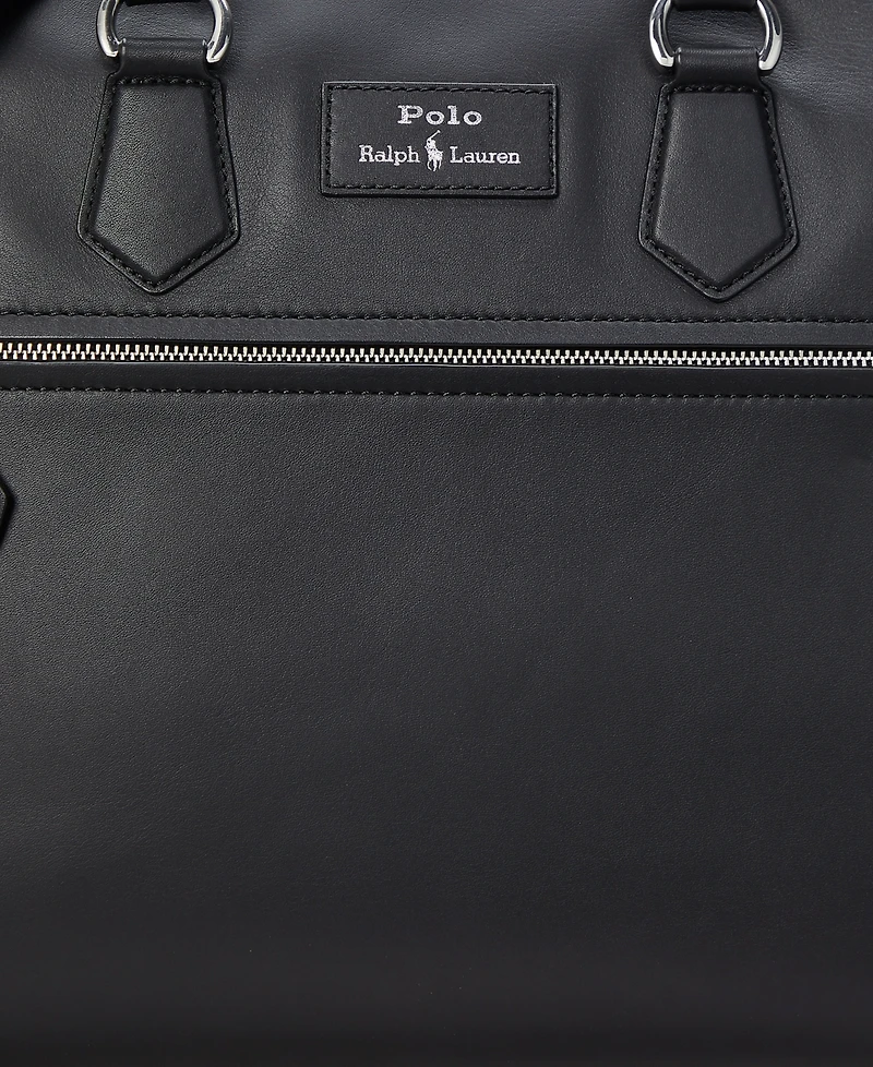 Polo Ralph Lauren Men's Smooth Leather Commuter Bag