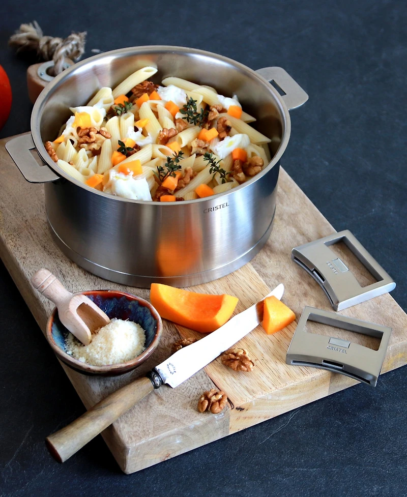 Stainless Steel Quart Strate Saucepan with Lid