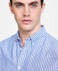 Hugo by Boss Men's Oversized-Fit Stripe Shirt
