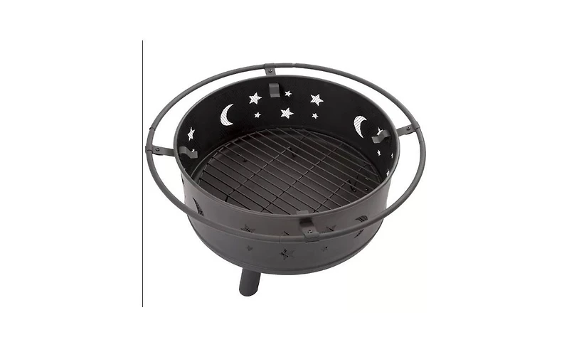 Durable Wood Burning Fire Pit – Outdoor Steel Fire Bowl for Heating, Bonfires, and Cozy Evenings