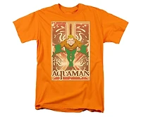 Dc Aquaman Mens Comics Short Sleeve Adult Tee / T-Shirt