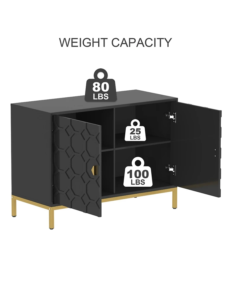 Boyel Living Freestanding Storage Cabinet -Door Accent
