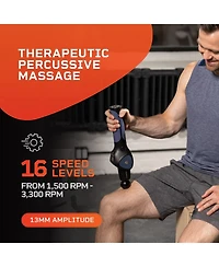 LifePro Heavy Duty Massage Gun for Athletes - Deep Tissue Percussion Muscle Massager with Adjustable Heads & Tips