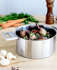 Stainless Steel Quart Strate Saucepan with Lid
