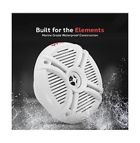 Pyle 7.7-Inch Component Marine Speakers, 280 Watts
