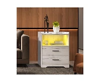 Vlsrka Vanity Makeup Desk with Mirror and Lights