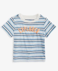First Impressions Baby Boys Explorer Graphic Striped T-Shirt, Exclusively at Macy's