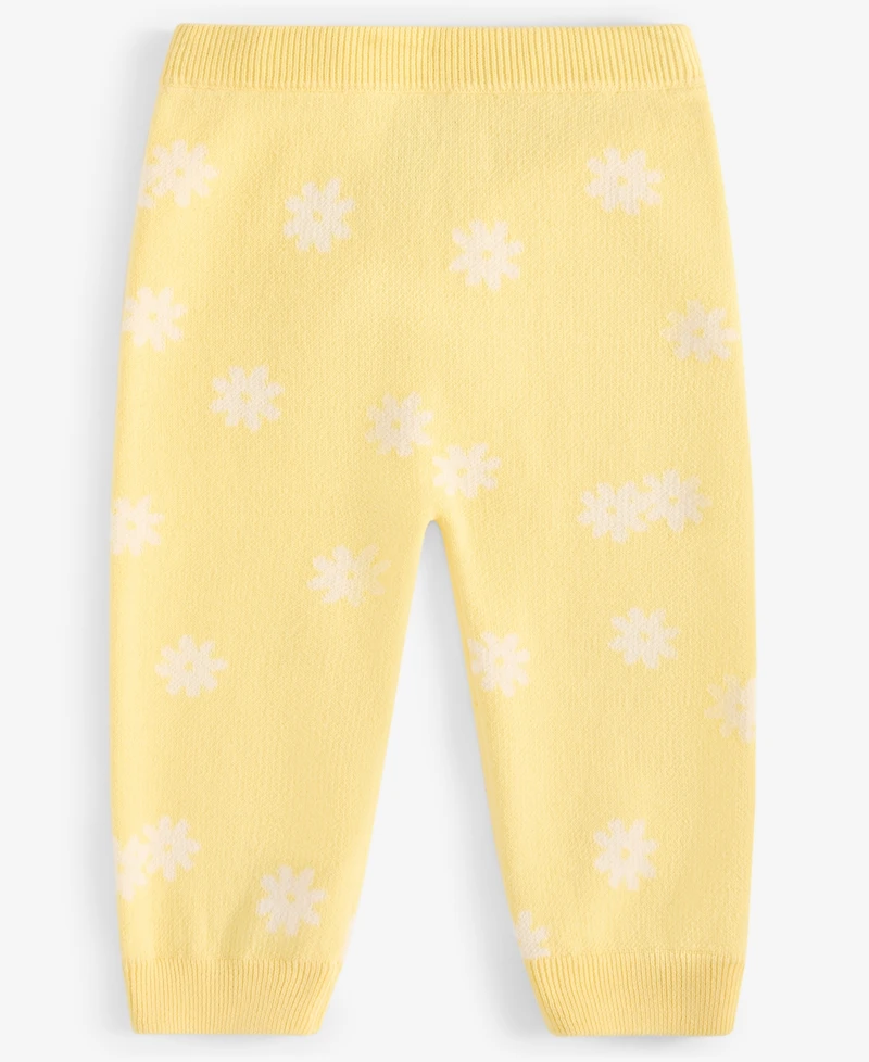 First Impressions Baby Cotton Sunflower Pants, Exclusively at Macy's