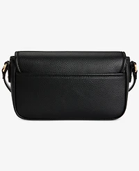 Giani Bernini Pebble East West Small Flap Crossbody, Exclusively at Macy's