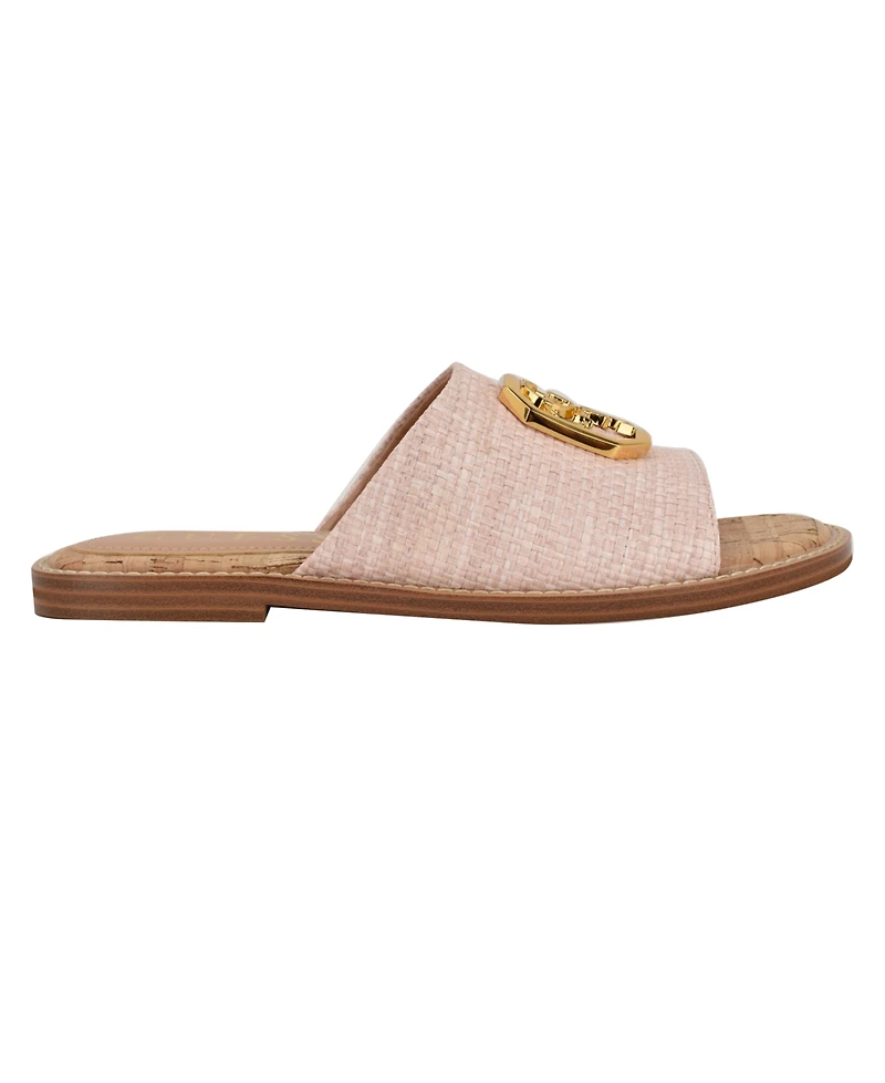 Guess Women's Graysie Quattro G Embellished Flat Sandal