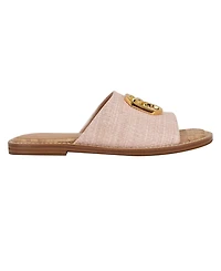Guess Women's Graysie Quattro G Embellished Flat Sandal
