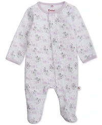 Easy = Magnetic Close Baby Cotton Magnetic Footed Coverall