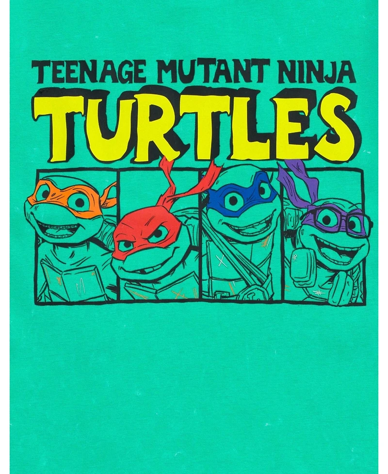 Teenage Mutant Ninja Turtles T-Shirt and French Terry Shorts Outfit Set