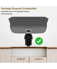 Casainc 32inch L x 18inch W Undermount Kitchen Sink with Accessories