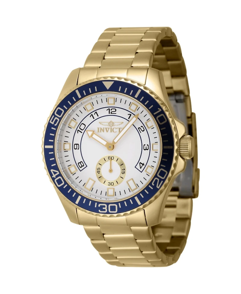 Invicta Men's Pro Diver Quartz Multifunction White Dial Watch