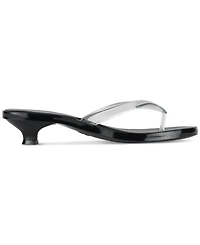 Jeffrey Campbell Lollipop Jelly Kitten-Heel Thong Sandals