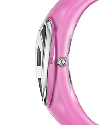 Diesel Women's Wonder-d Quartz Two-Hand Pink Nylon Watch, 24mm