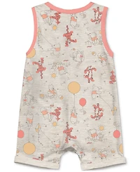 Disney Baby Winnie-the-Pooh Rompers, 2 Pack