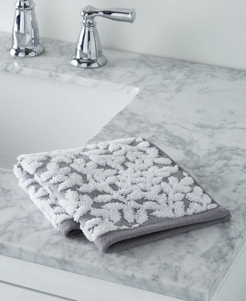 Charter Club Signature Boxwood Washcloth, 13" x 13", Exclusively at Macy's