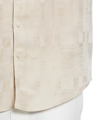 Cubavera Men's Textured Linen Blend Button-Down Shirt