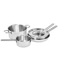 Arch Studio 5-Pc. Stackable Stainless Steel Cookware Set, Exclusively at Macy's