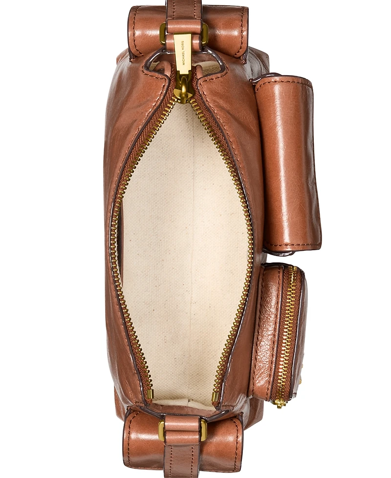 Michael Kors Dakota Small Leather Convertible Pocket Crossbody