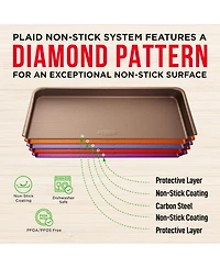 Bakeware Set – 8 Piece – Non-Stick Professional Home Bakeware – Multi Sized Baking Pan Set - Muffin Pan, Loaf Pan and More