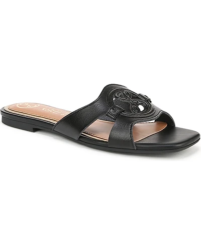 Sam and Libby Women's Lana Slip On Slide Flat Sandals