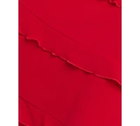 Morgan & Company Juniors' Tiered Ruffled Chiffon Gown