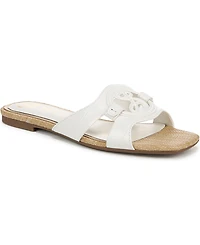 Sam and Libby Women's Lana Slip On Slide Flat Sandals