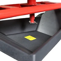 Outdoor Lawn and Garden Heavy-Duty Steel Rolling Gardening Cart with Adjustable Height Swivel Chair, Tool Tray, and Basket