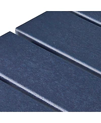 WestinTrends Outdoor Patio Hdpe Adirondack Chair With Cup Holder and Table Set