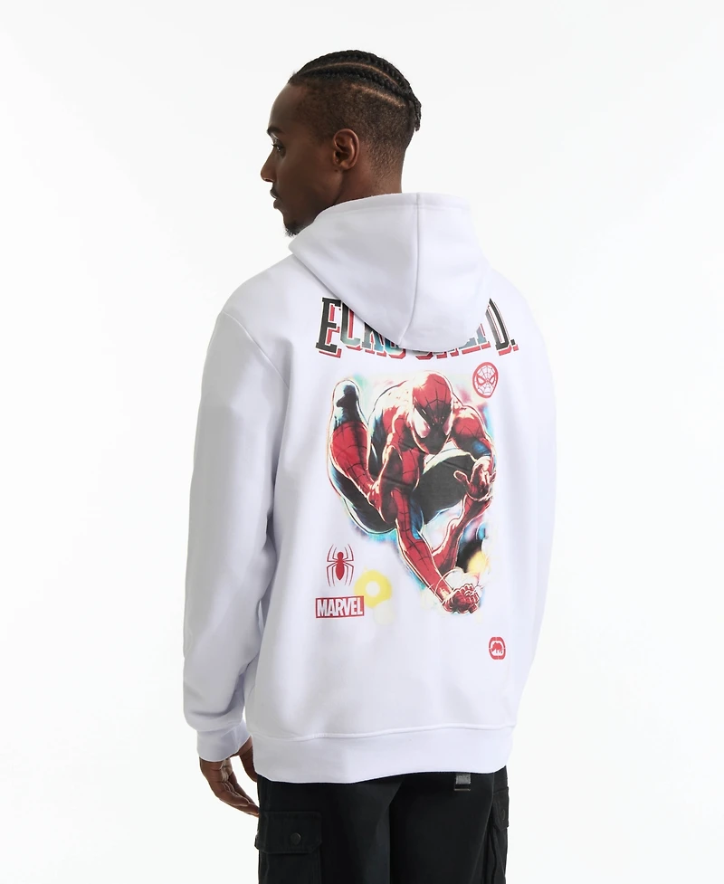 Ecko Unltd Men's Sensational Spidey Back Hoodie