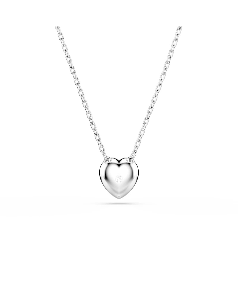 Swarovski Ariana Grande x Swarovski Rhodium Plated Heart Mixed Cuts Pendant Necklace