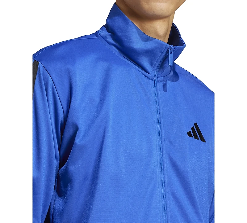 adidas Men's 3 Stripes Tricot Regular Track Top