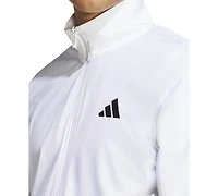 adidas Men's 3 Stripes Tricot Regular Track Top