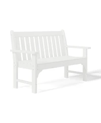 WestinTrends 3-Piece Hdpe Outdoor Patio Furniture Couch and Coffee Table Set