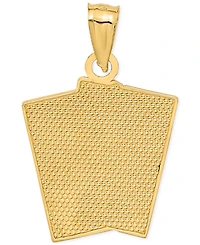 14k Gold Charm, Ace of Hearts and Spades All In Charm
