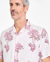 Club Room Men's Barley Palm Shirt, Exclusively at Macy's