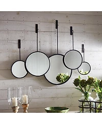 Maison Noir Pendulum Mirrors Set of 5