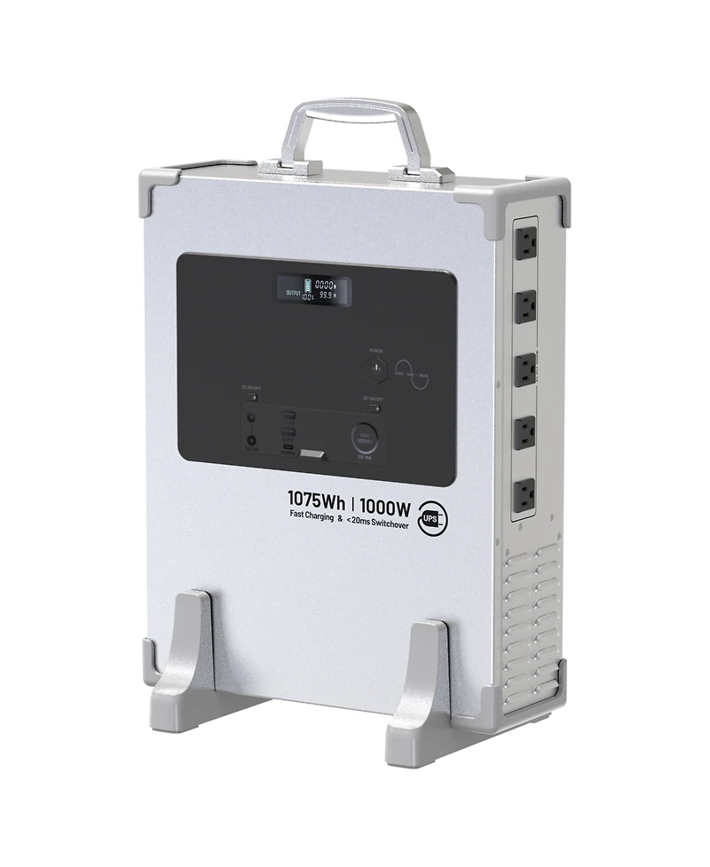 Mondawe 1000W Portable Power Station with 200W Solar Panel