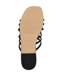 Nine West Women's Timy Embellished Strappy Flat Sandals